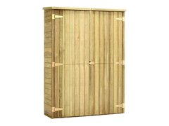 Magazie unelte de gradina, 123x50x171 cm, lemn pin tratat