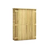 Magazie unelte de gradina, 123x50x171 cm, lemn pin tratat